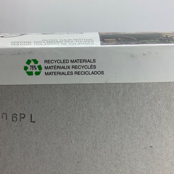 Images 750 Piece Jigsaw Puzzle Dutch Tulip Festival Scene 23.5x15.5 Inches - Picture 6 of 6